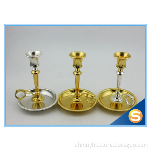 Shinny Gifts Metal Candlestick Holder for Home Decoration